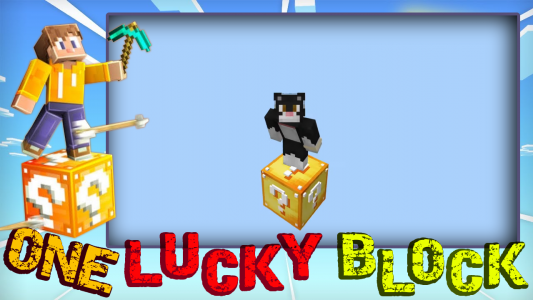 اسکرین شات برنامه One lucky block survival mod 3