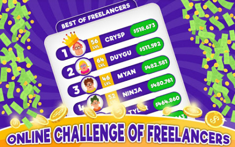 اسکرین شات بازی Freelancer Simulator Inc : Game Dev Money Clicker 4