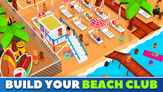 اسکرین شات بازی Beach Club Tycoon : Idle Game 1