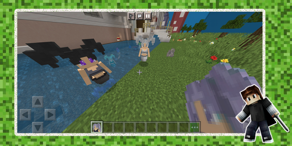 اسکرین شات 1 برنامه Mermaid Minecraft Mod