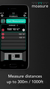 اسکرین شات برنامه Moasure – the smart tape measure 2