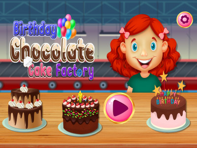 اسکرین شات بازی Chocolate Cake Factory Game 1