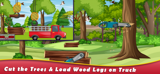 اسکرین شات 2 بازی Jungle House Builder Games