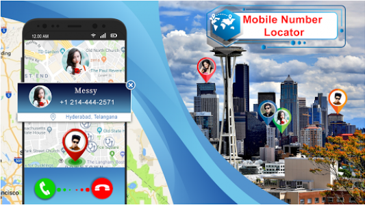 اسکرین شات برنامه Mobile GPS Locator, Maps, Caller ID & Call Blocker 1