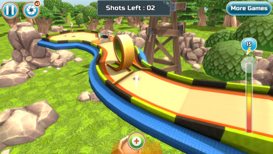 اسکرین شات بازی Mini Golf Rival Cartoon Forest 3