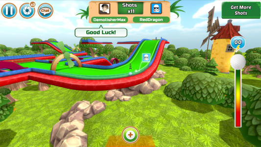 اسکرین شات بازی Mini Golf Rival Cartoon Forest 1