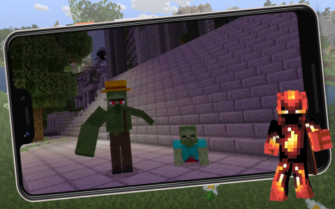 اسکرین شات برنامه Zombie Monster Minecraft mod 1