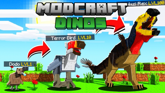 اسکرین شات برنامه MOD Craft | Dinosaur Minecraft 7