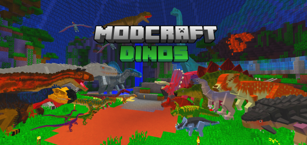 اسکرین شات برنامه MOD Craft | Dinosaur Minecraft 3