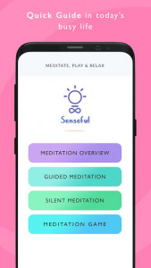 اسکرین شات برنامه Senseful : Meditate, Play & Relax 8