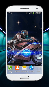 اسکرین شات برنامه Motorcycles Live Wallpaper HD 1