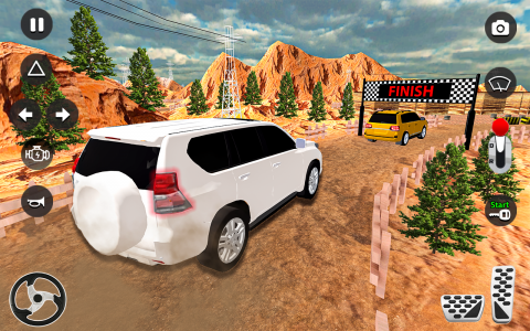 اسکرین شات بازی Prado Driving Real Car Games 6