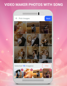 اسکرین شات برنامه Video Maker Photos With Song 3