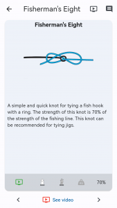 اسکرین شات برنامه Fishing Knots 3