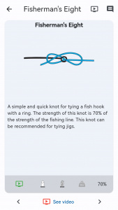 اسکرین شات 3 برنامه Fishing Knots