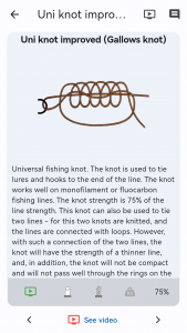 اسکرین شات 4 برنامه Fishing Knots