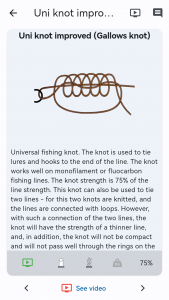 اسکرین شات برنامه Fishing Knots 4