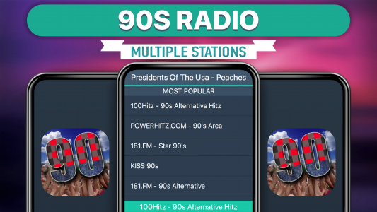 اسکرین شات 1 برنامه 90s Radio Favorites