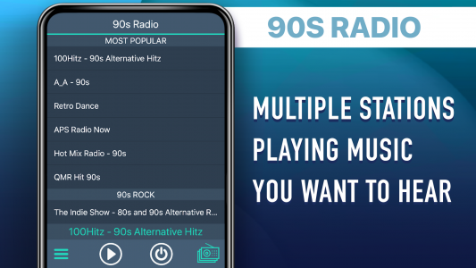 اسکرین شات 4 برنامه 90s Radio Favorites
