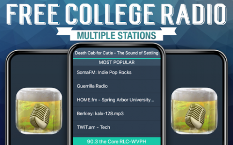 اسکرین شات برنامه Free College Radio 1