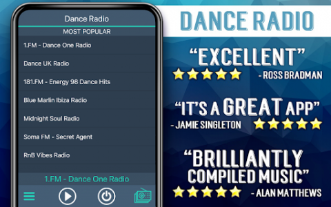 اسکرین شات برنامه Free Dance Radio 2