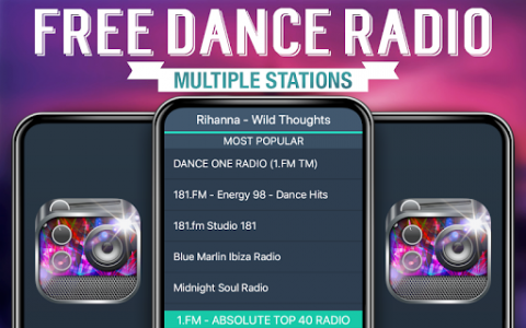 اسکرین شات برنامه Free Dance Radio 3