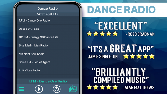 اسکرین شات 2 برنامه Dance Radio Favorites