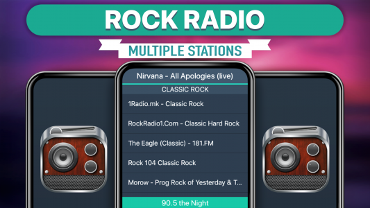 اسکرین شات برنامه Rock Radio Favorites 1