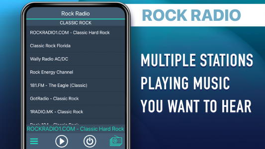 اسکرین شات برنامه Rock Radio Favorites 4