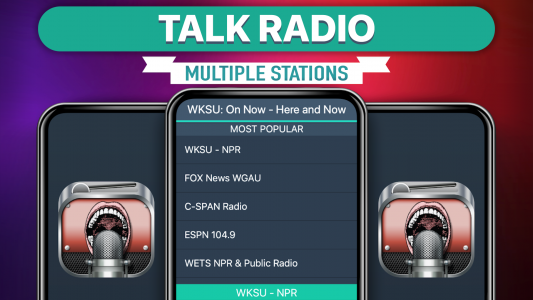 اسکرین شات 1 برنامه Talk Radio Favorites