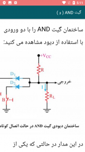 اسکرین شات برنامه آموزش های مبانی دیجیتال الکترونیک 5