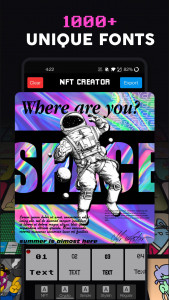 اسکرین شات برنامه NFT Creator : NFT Art Maker 4