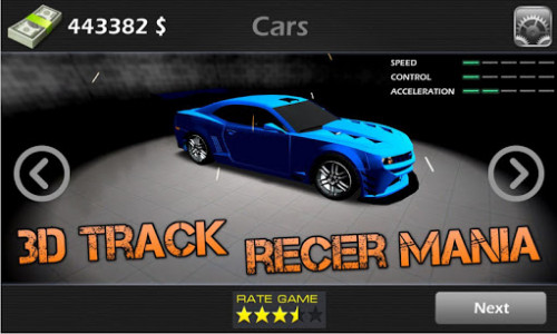 اسکرین شات بازی 3D Track Racer Mania 4