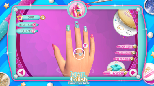 اسکرین شات بازی Nail Polish Games For Girls 1