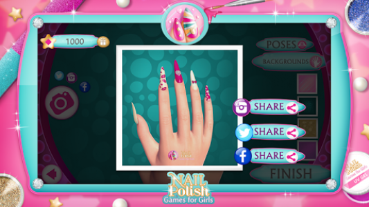 اسکرین شات بازی Nail Polish Games For Girls 5