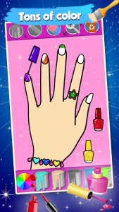 اسکرین شات برنامه Nails Polish Coloring Pages 2