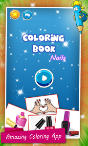 اسکرین شات برنامه Nails Polish Coloring Pages 1