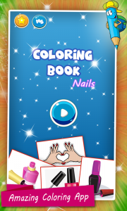 اسکرین شات برنامه Nail Drawing & Coloring Pages 1