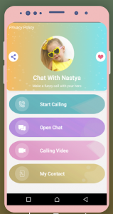 اسکرین شات برنامه Chat With Nastya 1