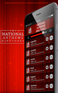 اسکرین شات برنامه National Anthems Ringtones 1