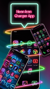 اسکرین شات برنامه Neon Icon Changer App 2
