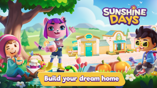 اسکرین شات بازی Sunshine Days - Build A Home 1