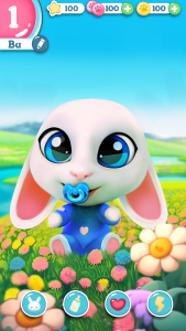 اسکرین شات بازی Bu Bunny - Cute pet care game 1