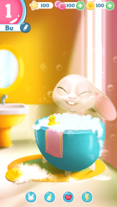 اسکرین شات بازی Bu Bunny - Cute pet care game 2