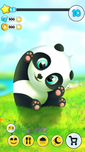 اسکرین شات بازی Pu cute panda bears pet game 1