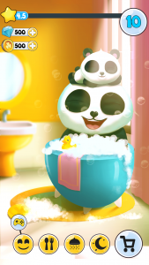 اسکرین شات بازی Pu cute panda bears pet game 2