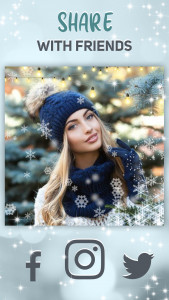 اسکرین شات 7 برنامه Snow Effect on Photo - Editor