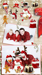 اسکرین شات برنامه Merry Christmas Stickers 🎅 New Year Photo Editor 2