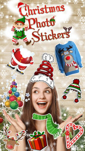 اسکرین شات برنامه Merry Christmas Stickers 🎅 New Year Photo Editor 1
