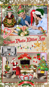 اسکرین شات برنامه Merry Christmas Stickers 🎅 New Year Photo Editor 6